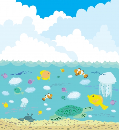 Under sea のイラスト素材