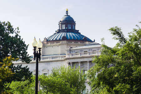 Library of Congress Dome on a clear dayのeditorial素材