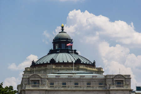 Library of Congress Dome on a clear dayのeditorial素材