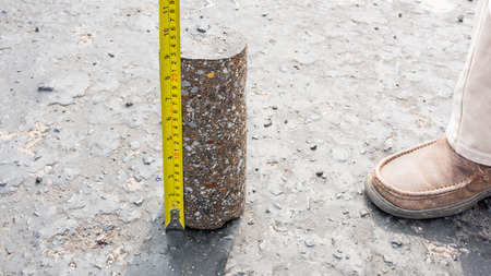 Testing for Compaction using Coringの写真素材