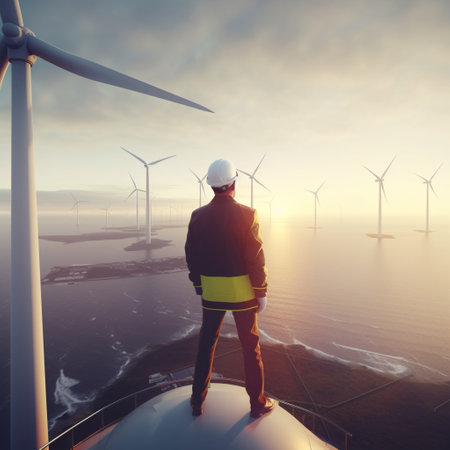 At the heart of this technology are the engineers who design, build, and maintain the wind turbines. These experts are responsible for ensuring that the turbines are efficient, reliable, and safe, and that they can withstand the harsh weather conditions they are exposed to.generative aiの素材