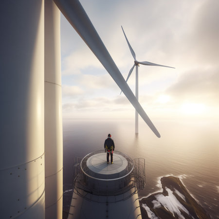 At the heart of this technology are the engineers who design, build, and maintain the wind turbines. These experts are responsible for ensuring that the turbines are efficient, reliable, and safe, and that they can withstand the harsh weather conditions they are exposed to.generative aiの素材