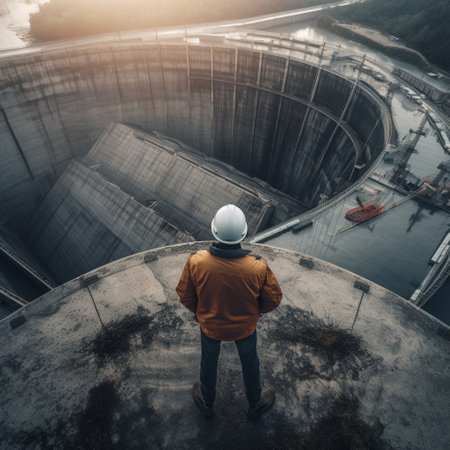 Engineers are at the forefront of the global effort to shift towards sustainable and renewable sources of energy, and one of the most promising technologies they are working on is hydroelectric power generation. Hydroelectric power is generated by harnessing the power of flowing water to spin turbines and generate electricity.generative aiの素材