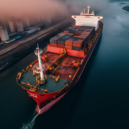 The Loading of Wheat on the Ship is a critical step in the process of bringing this essential commodity to global markets. Wheat is one of the world's most widely consumed grains, and demand for this staple food product continues to grow.generative aiの素材