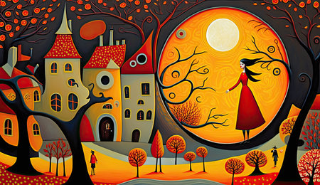 In this collection of Halloween night coloring graphics, the canvas comes alive with the magic of the season. Ghosts glide through the moonlit sky, pumpkins cast their eerie glow, and witches stir their cauldrons in enchanting detail.の素材