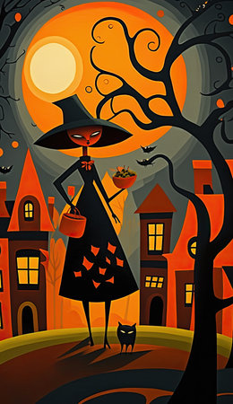 In this collection of Halloween night coloring graphics, the canvas comes alive with the magic of the season. Ghosts glide through the moonlit sky, pumpkins cast their eerie glow, and witches stir their cauldrons in enchanting detail.の素材