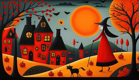 In this collection of Halloween night coloring graphics, the canvas comes alive with the magic of the season. Ghosts glide through the moonlit sky, pumpkins cast their eerie glow, and witches stir their cauldrons in enchanting detail.の素材