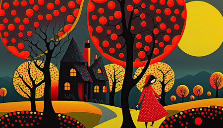 In this collection of Halloween night coloring graphics, the canvas comes alive with the magic of the season. Ghosts glide through the moonlit sky, pumpkins cast their eerie glow, and witches stir their cauldrons in enchanting detail.の素材
