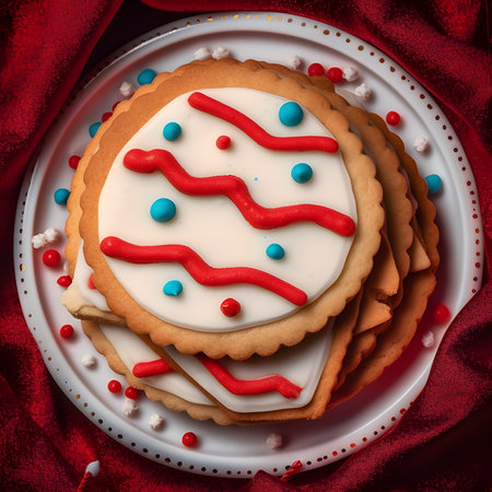 Mince Pies one of the most popular foods on Christmas Eve.AI generatedの素材