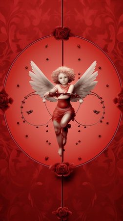 Valentine photos design for greeting cards Background Screen or other High quality printing work.の素材