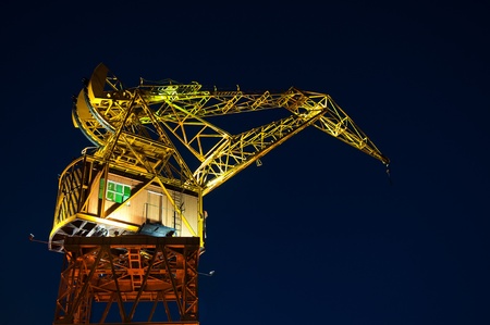 Yellow and Orange Craneの写真素材