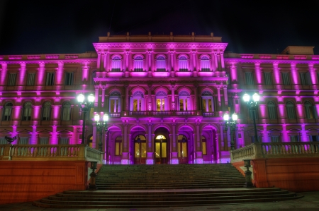 The Pink House, the house of the government in Buenos Aires, Argentina のeditorial素材