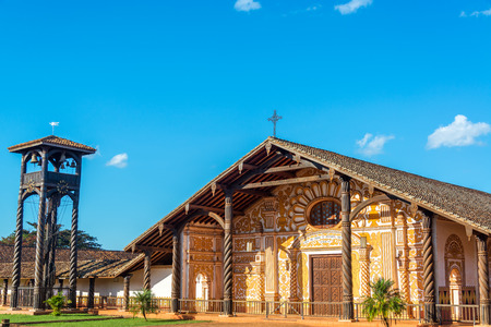 
Jesuit Mission church in Concepcion, Boliviaの写真素材