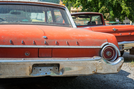 WALLACE, ID - AUGUST 20: View of a Ford Galaxie in Wallace, ID on August 20, 2015のeditorial素材