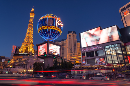LAS VEGAS, SEPTEMBER 17: View of the Strip in Las Vegas on September 17, 2015のeditorial素材