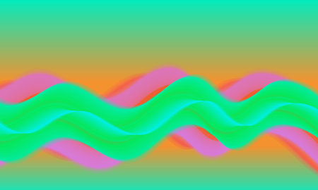 Colorful Fluid Abstract Wave Gradient Background with Teal Green Orange Purple Hues