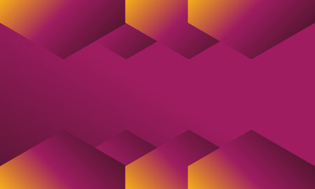 Modern abstract geometric background featuring vibrant pink, magenta, and orange gradients with...