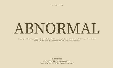 Elegant alphabet letter font. typography luxury classic serif fonts decorative vintage retro Premium Vectorのイラスト素材