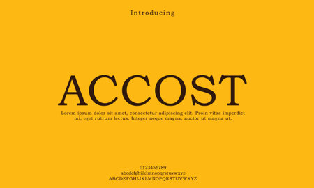 Elegant alphabet letter font. typography luxury classic serif fonts decorative vintage retro Premium Vectorのイラスト素材