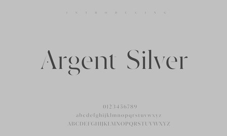 Modern abstract digital alphabet font. Minimal technology typography, Creative urban sport fashion futuristic font and with numbers. vector illustrationのイラスト素材