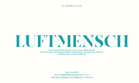 Luxury Elegant alphabet letters font. classic modern serif lettering minimal fashion Premium Vectorのイラスト素材