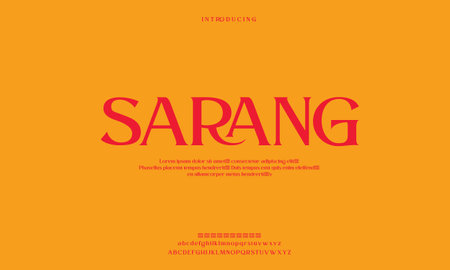 Luxury Elegant alphabet letters font. classic modern serif lettering minimal fashion Premium Vectorのイラスト素材