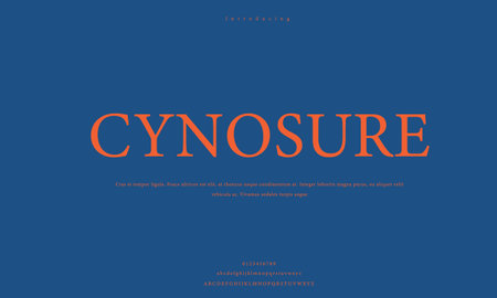 Luxury Elegant alphabet letters font. classic modern serif lettering minimal fashion Premium Vectorのイラスト素材