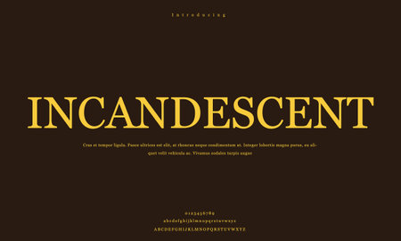 Luxury Elegant alphabet letters font. classic modern serif lettering minimal fashion Premium Vectorのイラスト素材