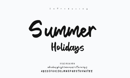 Elegant alphabet letter font typography komoda classic serif fonts Premium Vectorのイラスト素材