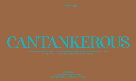 Elegant alphabet letter font. typography luxury classic serif fonts decorative vintage retro Premium Vectorのイラスト素材