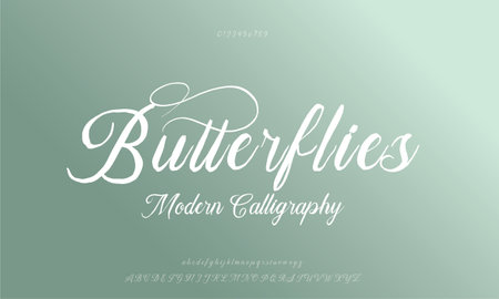 Elegant alphabet letter font. typography luxury classic serif fonts decorative vintage retro Premium Vectorのイラスト素材