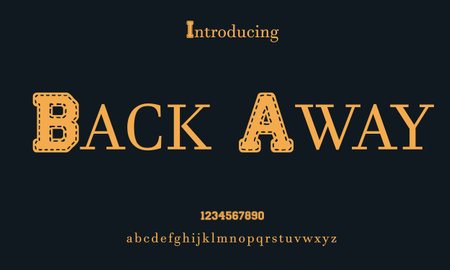 Abstract modern urban alphabet fonts. Typography sport, technology, fashion, digital, future creative font. vector illustrationのイラスト素材