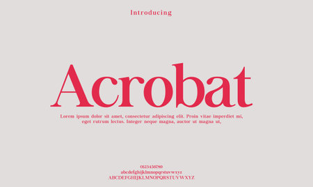 Vector illustration of modern typography design. You can use it for your website, application, or presentation.のイラスト素材