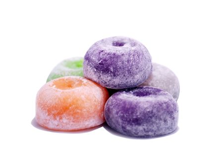 Omochi, a Japanese pounded rice dessertの写真素材