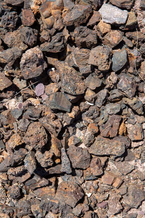 background or texture of a set of stones with different shapes