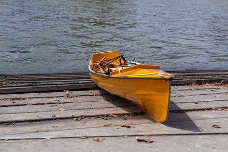 photograph of rowing boat on the tiger river argentina