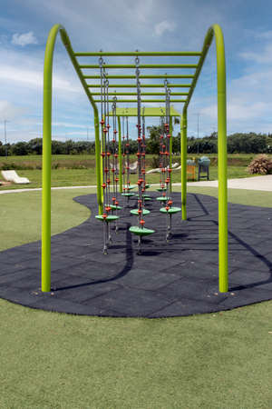 playground in Argentina without people on a sunny dayの写真素材