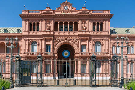 Casa Rosada (Pink House) Buenos Aires Argentina The Casa Rosada is the official seat of the Executive Power of Argentina.のeditorial素材