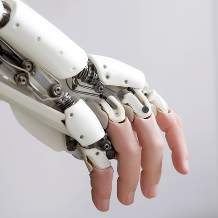 robotic hand implant. generated by AIの素材