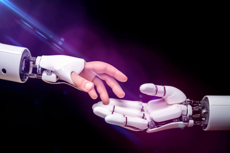robotic hand implant technology. generated by AIの素材