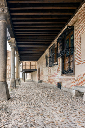 Photography of Plaza de la Villa, in the Spanish town of Arevaloの写真素材