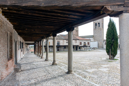 Photography of Plaza de la Villa, in the Spanish town of Arevaloの写真素材