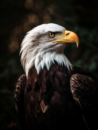 close up of american eagleの素材