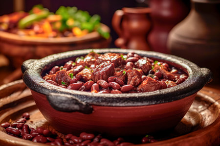 Feijoada, the Brazilian cuisine traditionの素材