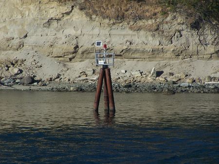 Marker for the islandの写真素材
