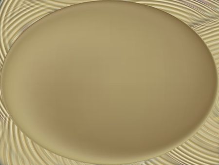 Beige oval frameの写真素材