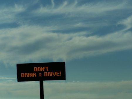 Don't Drink and Drive Sign