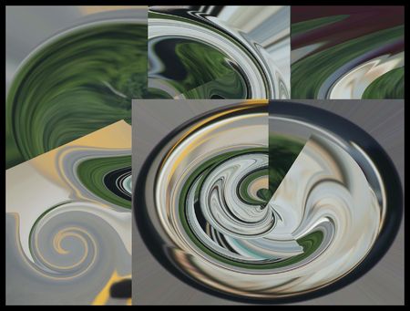 Abstract feeling of motionの写真素材