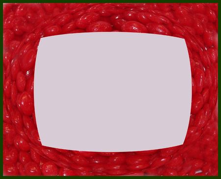 Red hot frameの写真素材