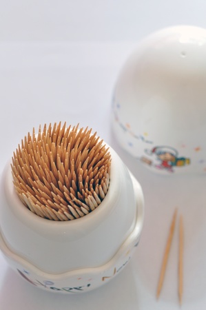 Decorative toothpick tubeの写真素材